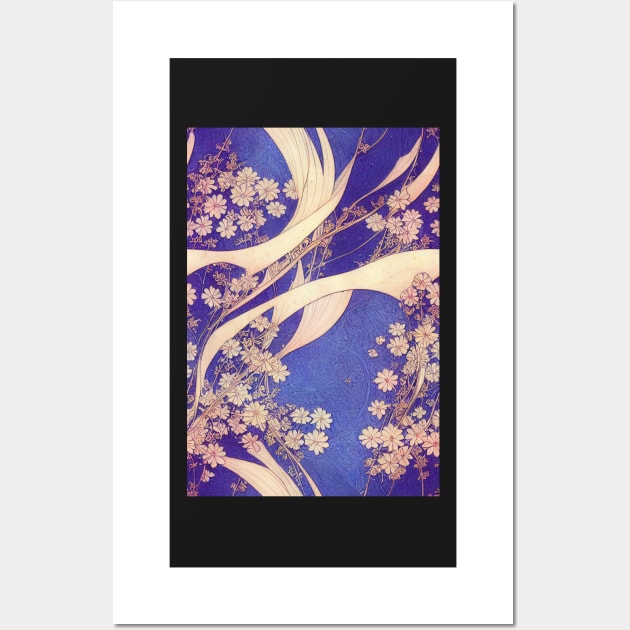 Beautiful Violet and White Floral pattern, for all those who love flowers #73 Wall Art by Endless-Designs